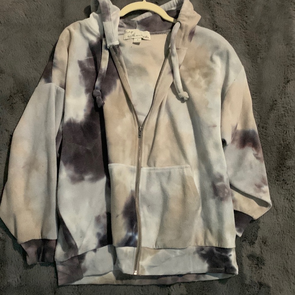 Vintage Havana oversized zip hoodie